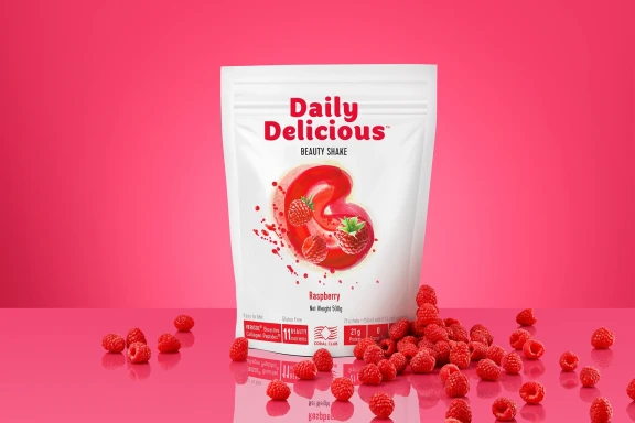 Daily Delicious Beauty Shake s příchutí maliny (211500)